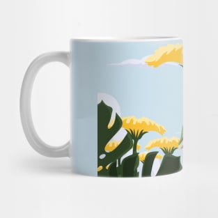 Frog Flower Wildlife Mug